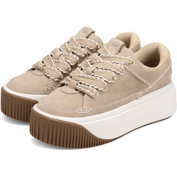 美品UGG /アグ　スニーカー 厚底 クラウド トレーナー レディース 24.0 Amazon.co.jp: UGG スニーカー 厚底 クラウド トレーナー レディース W